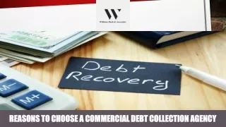 Reasons to Choose a Commercial Debt Collection Agency