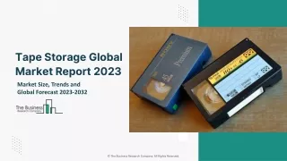 Tape Storage Global Market By Component, By Technology, By Application, By Capacity, By End User, Opportunity Analysis a
