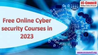 Free Online Cybersecurity Courses in 2023 - EC Council University