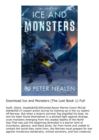 Download Ice and Monsters (The Lost Book 1) Full