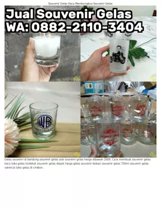 O882.2IIO.3ᏎOᏎ (WA) Souvenir Nikah Gelas Mug Harga Souvenir Pernikahan Gelas Ban