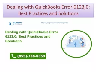Resolving QuickBooks Error Code 6123,0: A Comprehensive Guide