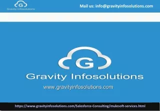 Mulesoft Consulting Services Australia - Gravity Infosolutions