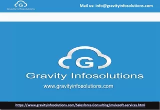 Mulesoft Consulting Services India - Gravity Infosolutions