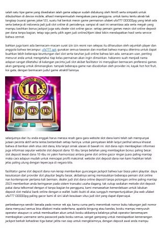 Slot Dana Situs Slot Dana Anti Kalah Besar Resmi Gampang Juara