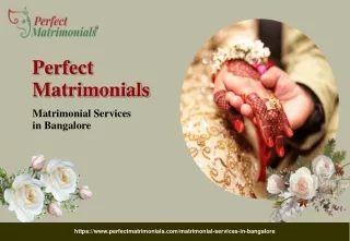 Matrimonial Services in Bangalore