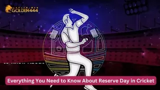 Everything You Need to Know About Reserve Day in Cricket