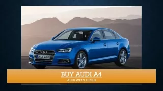 Buy Audi A4