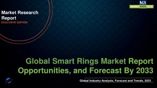 Smart Rings Market Worth US$ 41.7 million by 2033