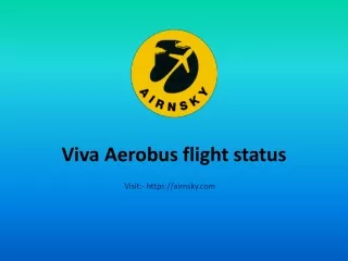 Viva Aerobus Flight Status