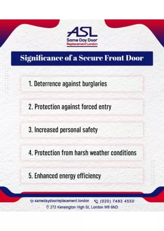 Significance of a Secure Front Door