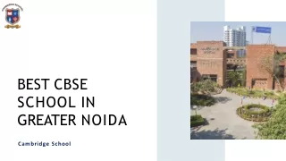 Best CBSE School in Greater Noida