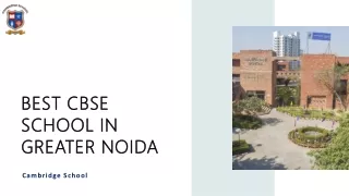 Best CBSE School in Greater Noida