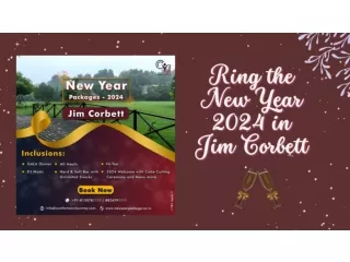 Book our exclusive New Year package in Jim Corbett | New Year Celebration in Jim