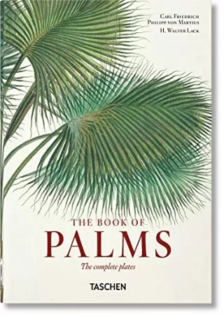 PDF KINDLE DOWNLOAD Martius. The Book of Palms. 40th Ed. read