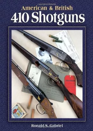 PDF American & British 410 Shotguns download