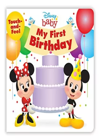 Read ebook [PDF] Disney Baby: My First Birthday