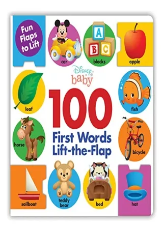 DOWNLOAD/PDF Disney Baby: 100 First Words LifttheFlap