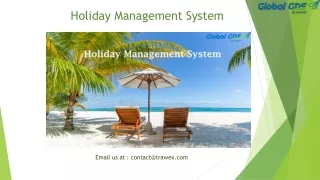 Holiday Management System