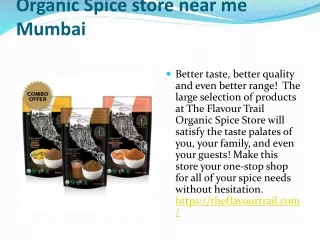 Organic Spice store near me Mumbai