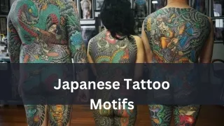 Japanese Tattoo Motifs