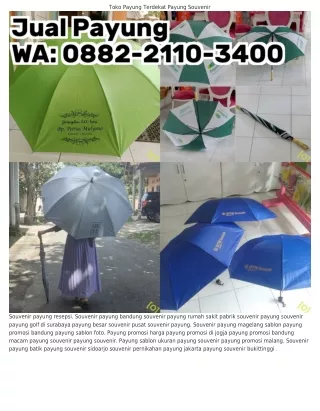 O882.2llO.౩ᏎOO (WA) Pusat Jual Payung Di Jogja Payung Souvenir Murah Bandung