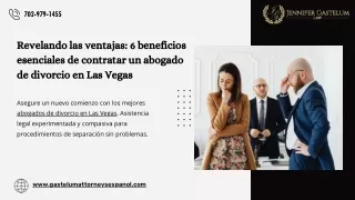 6 beneficios esenciales de contratar un abogado de divorcio en Las Vegas