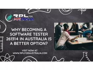 Why Becoming a Software Tester 261314 in Australia is a Better Option