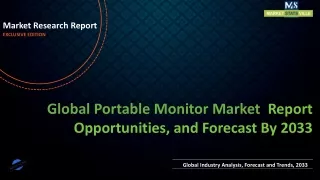 Portable Monitor Market Size to Reach US$ 2,079.5 million by 2033