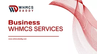 Advice on (WHMCS) Services That Work | WHMCS DADDY