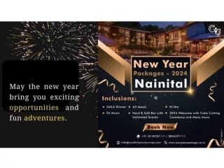 Nainital New Year Party 2024 | New Year Packages in Nainital