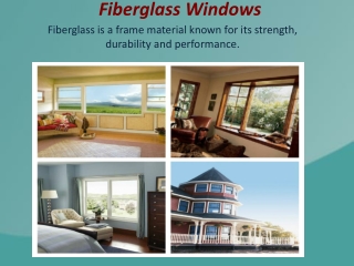 Fiberglass Windows