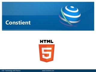 Constient global solution-HTML5