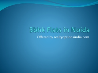 2/3 BHK Flats In Noida
