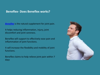 Beneflex best product for joint pain relief