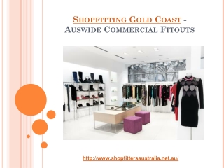Shopfitting Gold Coast - Auswide Commercial Fitouts