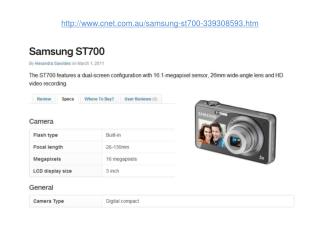 samsung st700 features