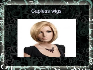 capless wigs