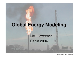 Global Energy Modeling