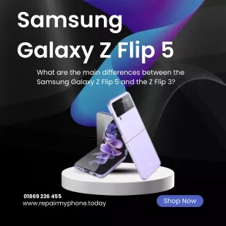 What are the main differences between the Samsung Galaxy Z Flip 5 and the Z Flip 3