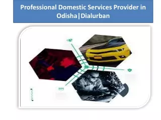 Professional Domestic Services Provider in Odisha| Dialurban