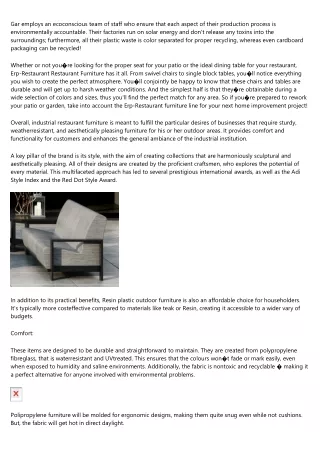 4 Dirty Little Secrets About the FLORIDA SEATING RESTAURANT FURNITURE Industry
