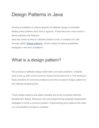 Design Patterns in Java