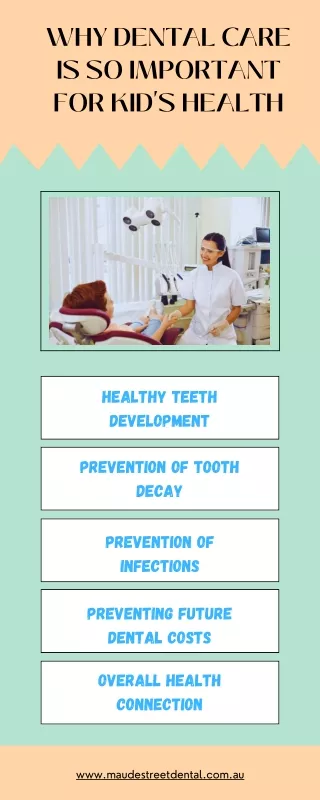 Why Dental Care is So Important for Kid's Health