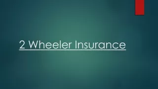 Get Your 2 Wheeler Insurance at Best Price