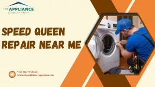 Speed Queen Appliance Repair Services Near Me | The Appliance Repairmen