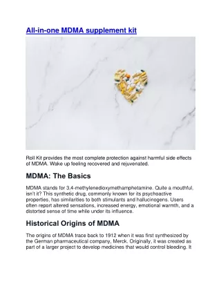 MDMA Supplements