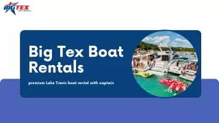 Explore Austin's Beauty with Big Tex Pontoon Boat Rentals