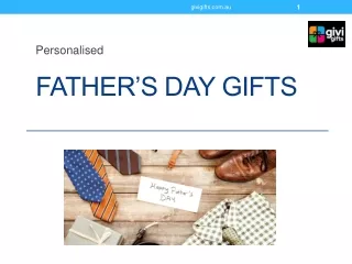 Father’s Day gifts