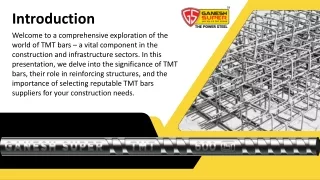 TMT Bars Suppliers in Bihar - Ganesh Super